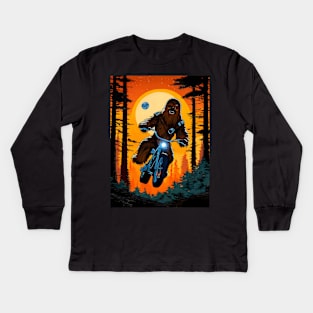 Motorcycle Kids Long Sleeve T-Shirt